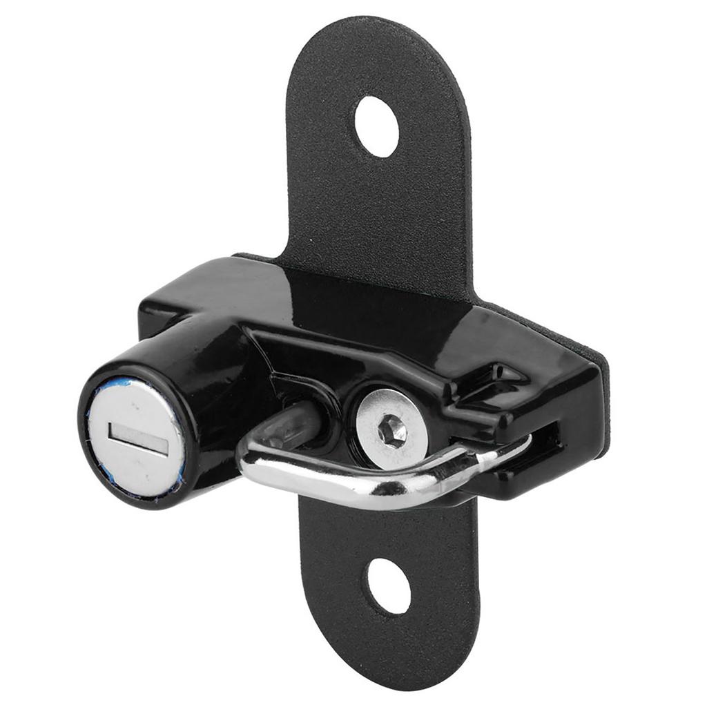 Motorcycle Modification Aluminum Alloy Helmet Lock Mount Hook Fit for Suzuki V Strom 250 2017+(Black )