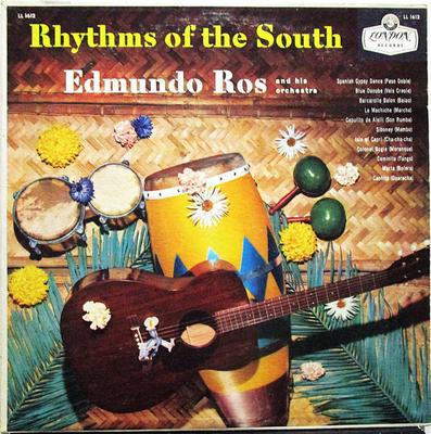 Виниловая пластинка EDMUNDO ROS HIS ORCHESTRA Rhythms Of The South LL1612 LONDON RECORDS 1958 США Латинская б/у