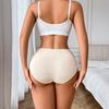 Женские трусы с высокой талией, мягкое, полностью закрывающее хлопковое нижнее белье, женские бесшовные эластичные трусики для повседневной носки