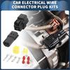 INFINAUTO 2 Pin Car Electrical Wire Connector Plug Kit 1.8mm Series Car RV Truck
