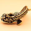 3D Mini Dragon Casting Animal Figurine Retro Style Brass Sculpture Home Office Room Desktop Decoration Collect Ornaments Gift