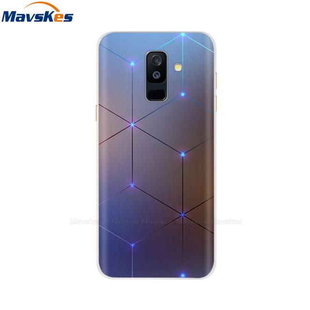 Силиконовый чехол для Samsung Galaxy A6, чехол для двух SIM-карт, Sm A600 A600f, чехол для Samsung A6 Plus A605 A605f, чехол