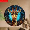 2pcs Funny Russian Wooden Animal Sign - Unique Decorative Plaque & Sign - Ideal Hanging Ornament for Home, Wall Decor