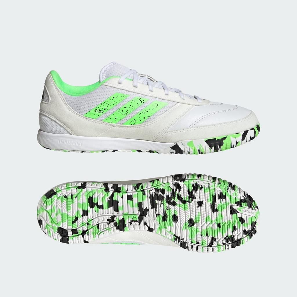 adidas Top Sala Competition 2 Indoor Boots JH6294 Unisex Performance Sports Shoes Cloud White / Lime Burst / Core Black