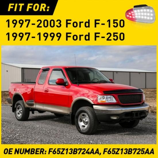 2X Светодиодная лампа подсветки двери для 1997-2003 Ford F150 Сверхяркие аксессуары