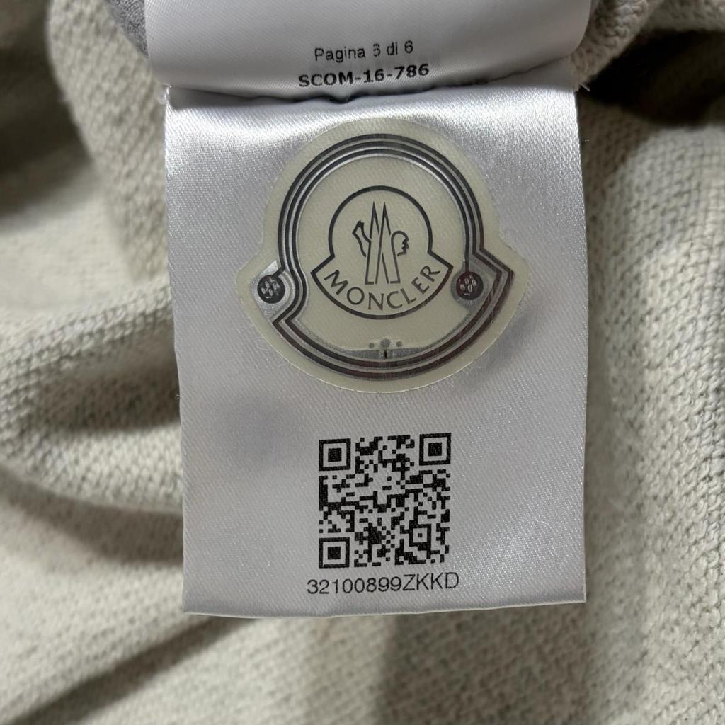 MONCLER Hoodie Gray Women's Size M Model C10918431500 8098U