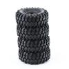 Rubber Made Buggy Tires Wheel Tires Model Crawler Car Wheel Hub Beadlock for 1/10 Car Toy for D90 CC01
