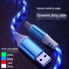 Luminous Data Cable for Apple & Huawei, Fast Charging, Type-C, Car-Mounted LED Flow - 1m/2m