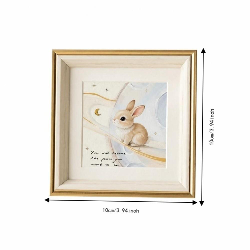 10x10cm Photo Frame Resin Art Frames Cute Photo Display Rack  Photo Showcase