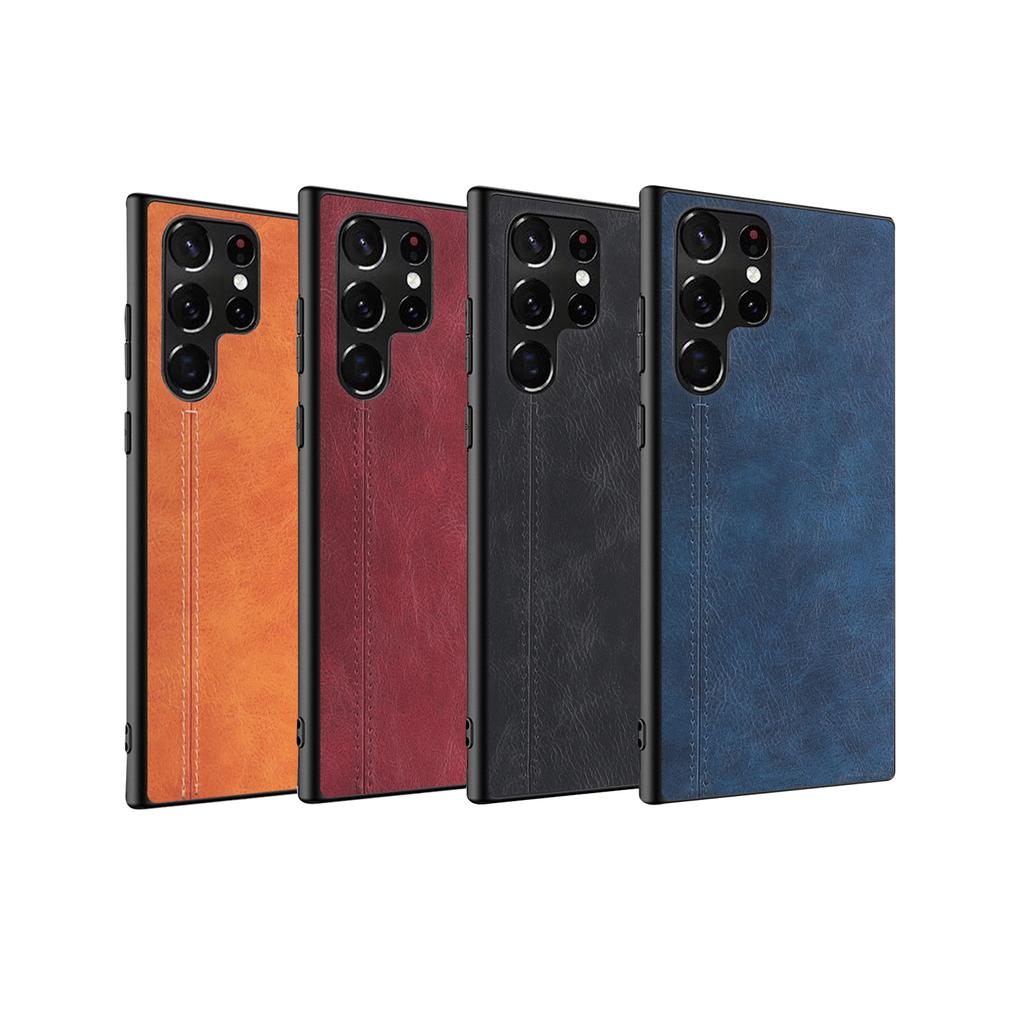 Роскошный ультратонкий кожаный чехол для Samsung Galaxy S22 Ultra S20 Fe S21 Plus 5g S 22 S22ultra A33 A53 A32 A12 A52s A72
