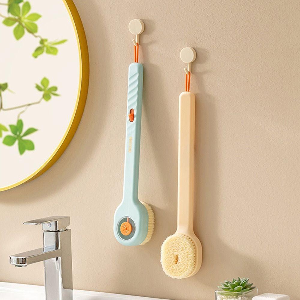 Длинная ручка щетка для душа удобная щетка для спины креативная массажная щетка для ванной комнаты дома