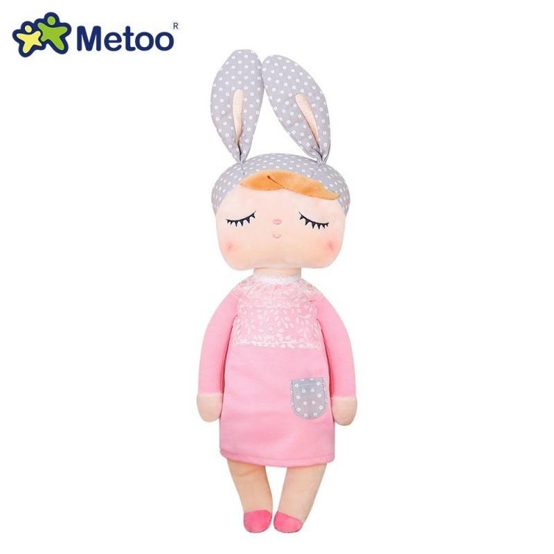 Оригинальная плюшевая кукла Metoo Dream Bunny Angela 13 дюймов, милая, для девочек, мягкие игрушки, подарки на день рождения, идеально для детей, младенцев