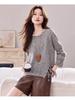 Versatile Knitted Sweater: Round Neck, Loose Fit, Irregular Tassel Cardigan for Autumn and Winter