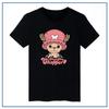 2026 Новая футболка One Piece для мужчин и женщин Тони Тони Чоппер Аниме Мультфильм Летняя футболка с коротким рукавом для мальчика Семейный наряд...