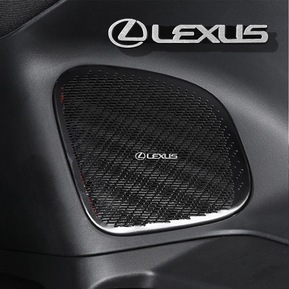 2/4 шт. Стиль автомобиля Алюминиевый значок Автозвук Наклейка для украшения Аксессуары Для Lexus ES RX LS IS NX CT LX IS250 IS200 CT200h GS300