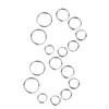 8 пар серебряных серег-колец из стерлингового серебра 925 пробы, 12 14 мм