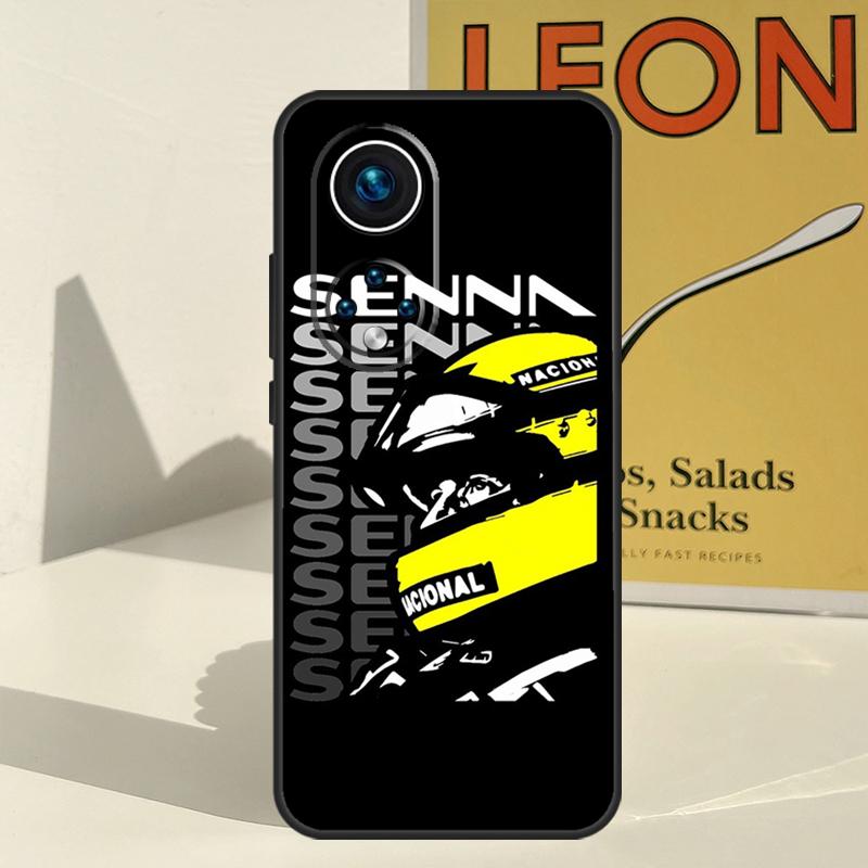 Чехол Ayrton Senna F1 для Huawei P30 P20 P60 P40 Lite Nova 9 5T P Smart Honor Magic 5 Pro 50 70 X8 X9a