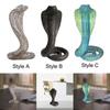 Реалистичная 3D модель кобры, игрушка, чешуя, модель симуляции животного, имитирующая фигура кобры, настольное украшение