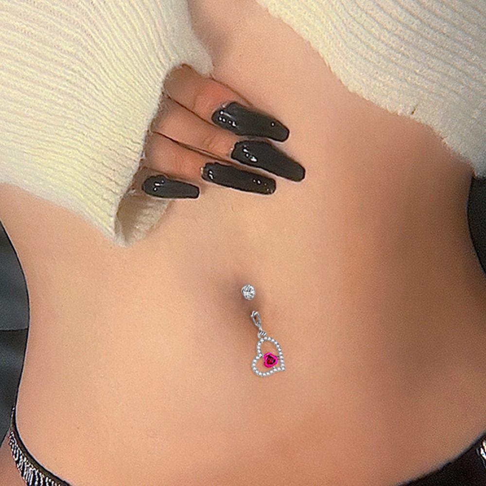 Umbilical Button Butterfly Body Jewelry Belly Button Ring Navel Ring Belly Piercing Jewelry