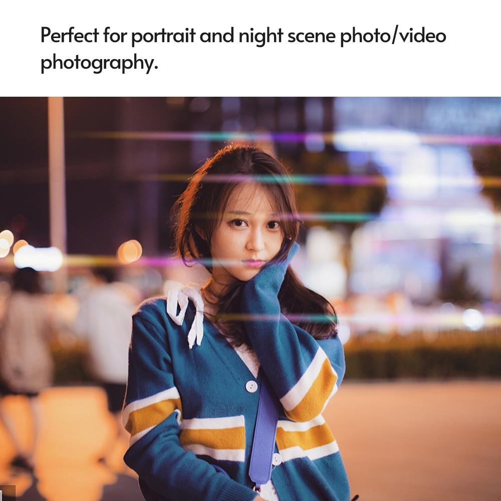 77mm Rainbow Streak Lens Filter Special Effects Anamorphic Optical Glass Filter for DSLR Cameras