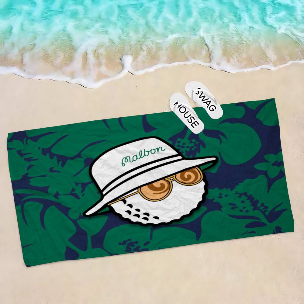 Fashion M-Malbon Golf Art Bath Towel Microfiber Soft Water Absorbing Breathable For Girl Kids Decorative Cartoon Beach Towel