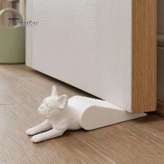 3D-печатный дверной клин, стопор-клин в виде французского бульдога, дверной стопор в форме собаки, ветрозащитный, противоскользящий, не требует сверления, напольный дверной стопор для дома, офиса, спальни