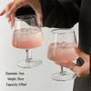 Trendy Glass Soda Water Bubble Cup - Brandy Glass for Iced Coffee and Drinks