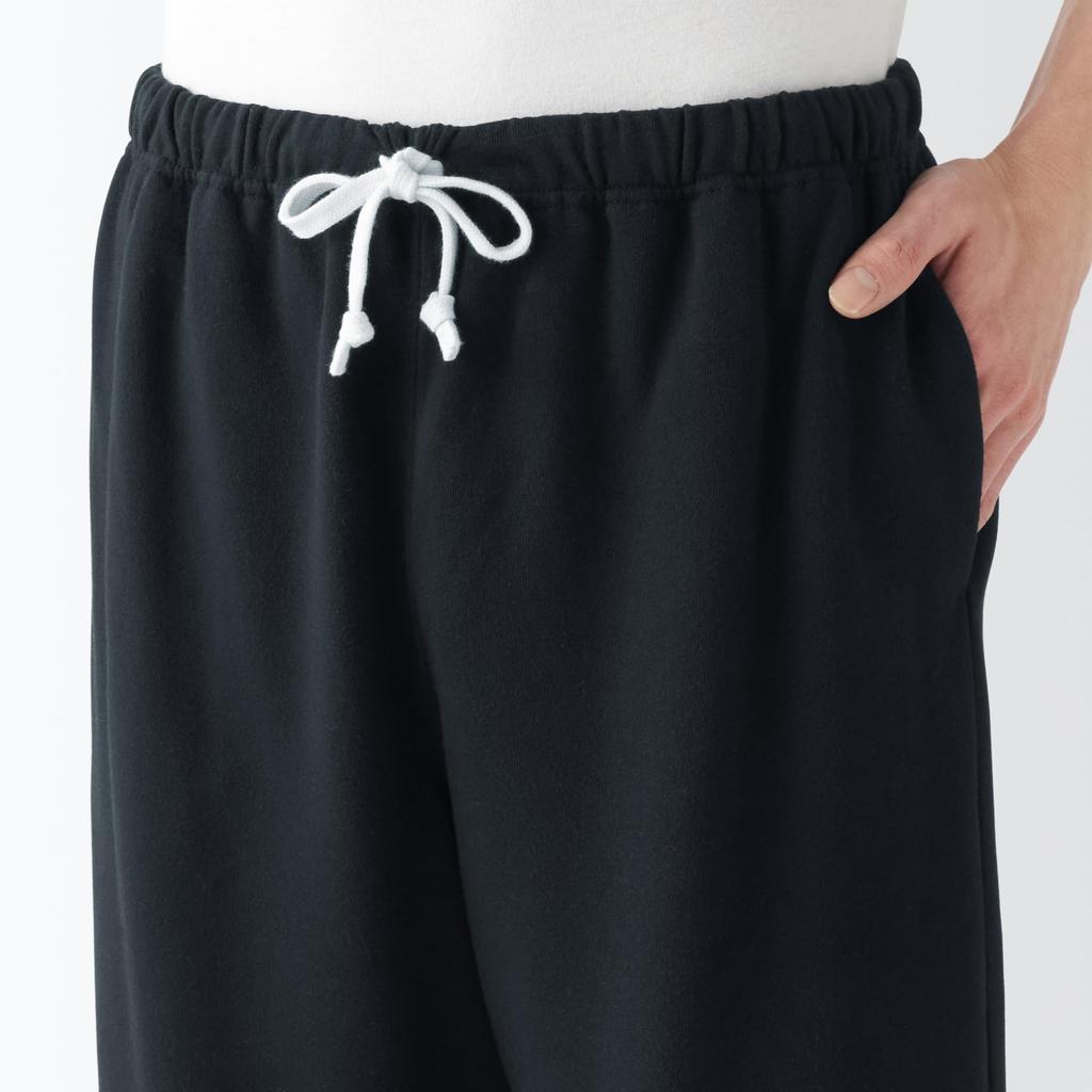 MUJI свитер с коротким рукавом комнатная одежда комплект FB0XWA4S черный S мужской мужской мужской