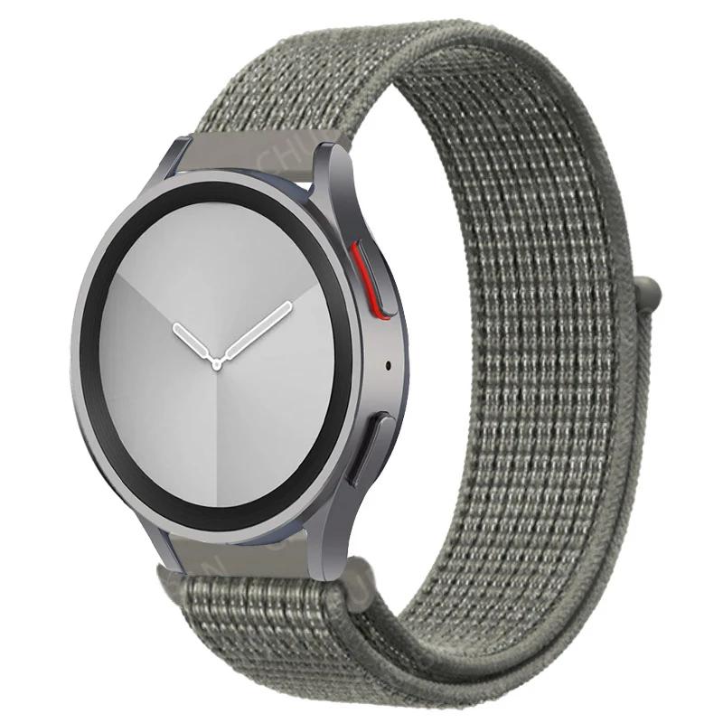 Nylon Loop Band For Samsung Galaxy Watch 6/5/pro/4/Classic/active 2 43-47-44mm 20mm/22mm Sport Bracelet Huawei Gt 4/2/e/3 Strap