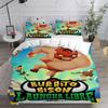 Game Burrito Bison Bedding Sets Quilt Bed Cover Comforter Duvet Cover Pillow Case 2-3 Pieces Sets Kids Adult Bedroom Decoration
