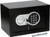 Electronic Safe - SAFE ALARM - Black - Steel - 31x23x22 Cm