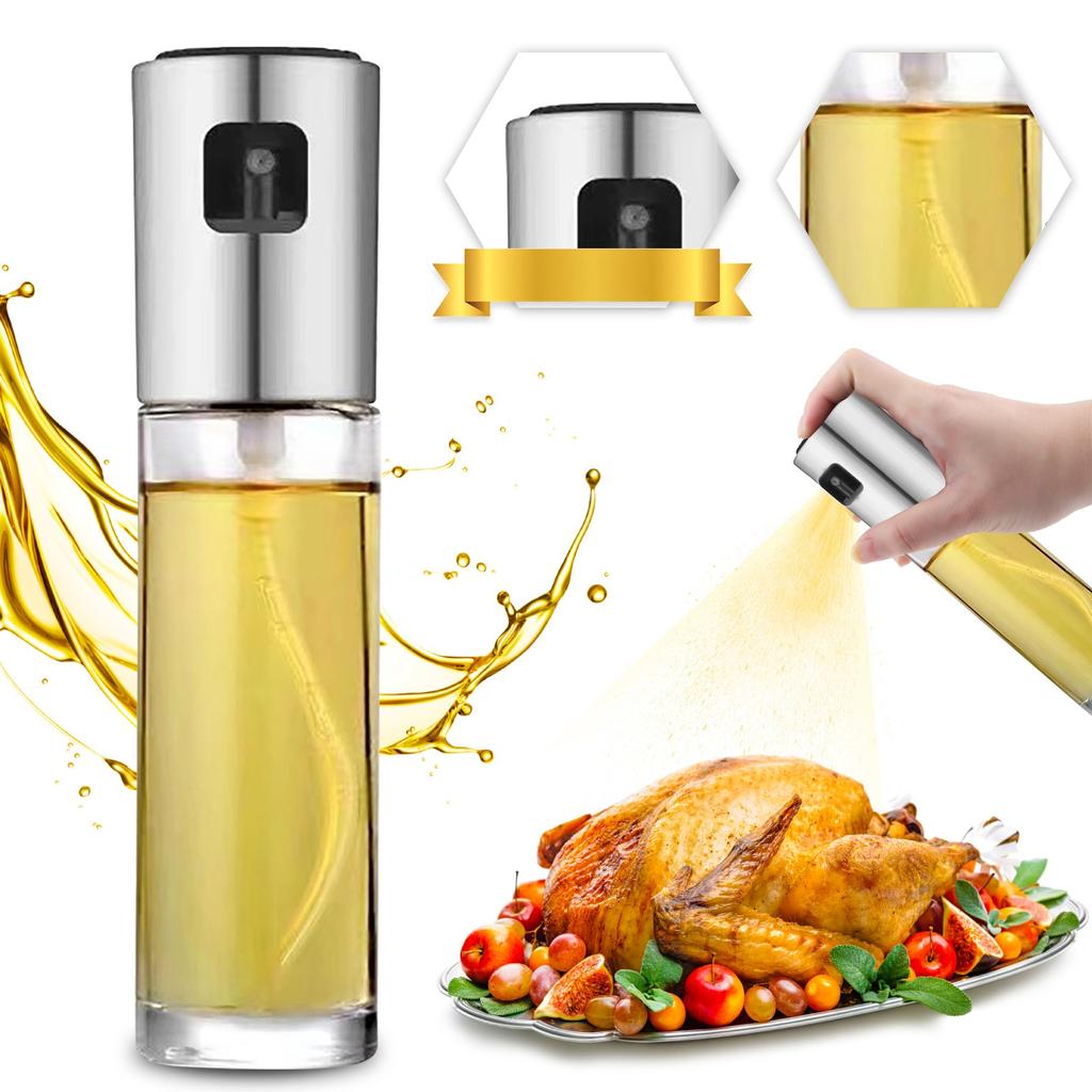 Распылитель масла прессового типа, бытовой распылитель гальванического масла, наружный масляный баллончик для барбекю, бутылка для приправ, кухонный распылитель, бутылка для контроля масла