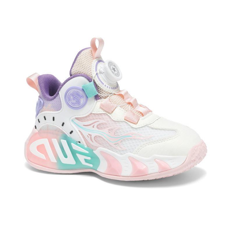 Новые дышащие сетчатые кроссовки для девочек на осень – Идеально подходят для бега, спорта и нескользящие, износостойкие для баскетбола.