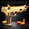 Пистолет с непрерывной стрельбой Desert Eagle Механический Пустой Подвесной Игрушечный Пистолет с Мягкими Пулями Выброс Гильз Игрушка-Снятие Стресса Подарок для Мальчиков