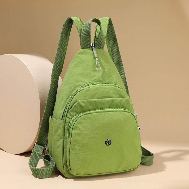 Многофункциональная нагрудная сумка для женщин, дорожный рюкзак, однотонная сумка через плечо