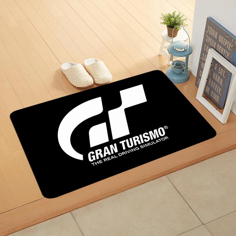 Floor Mat G-Gran-Turismo Non-slip Foot Rug for Entryway Hallway Carpet Kitchen Water Absorbed Rugs Soft Bedside Mats Home Decor
