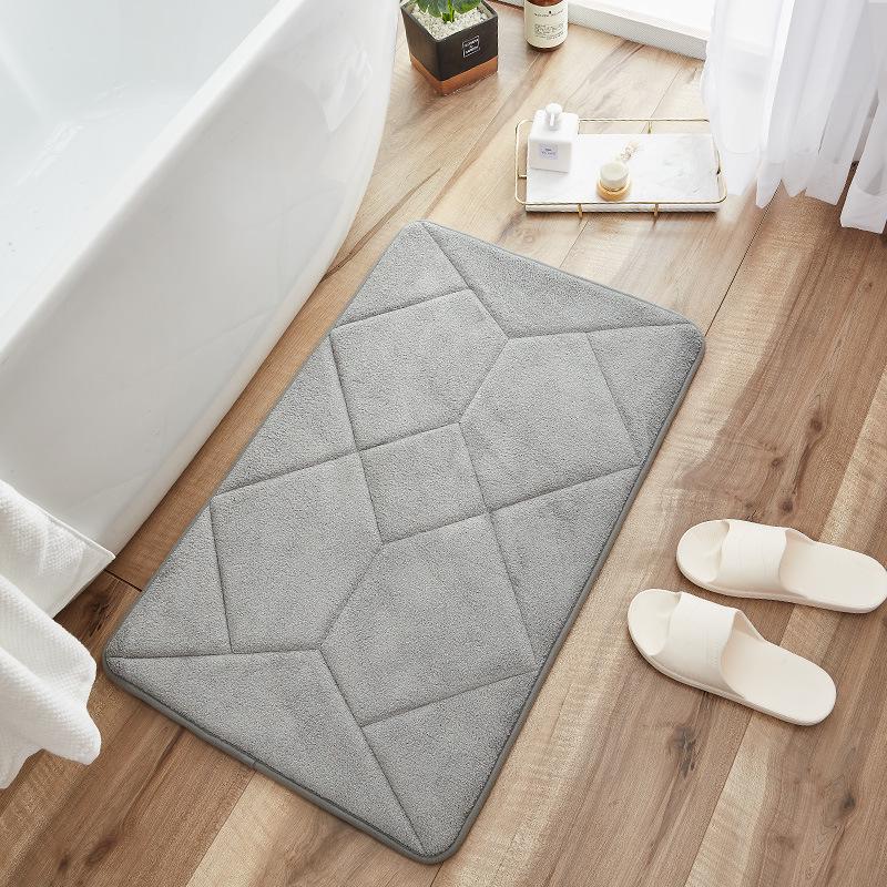 Anti-Slip Memory Foam Absorbent Bathroom Floor Mat