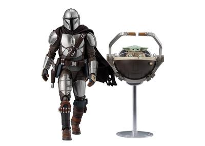 TAMASHII NATIONS Звезда Мандалорец и Грогу Мандалорец и 150 мм и тканевый шарнирный S.H.Figuarts Войны (ЗВЕЗДНЫЕ ВОЙНЫ Грогу) приблизительно. высокий,