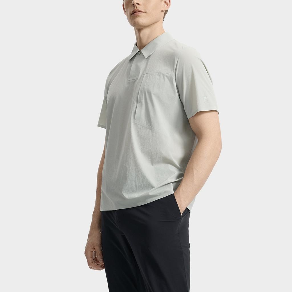 New FILA Polo Shirts Men's Rhythm Gray F11M532715F-GY