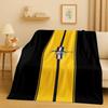 New Mustang Racing Car Logo Flannel Blanket,Ultra Soft Warm Plush Throw for Home Bedroom Bed Sofa Cover Picnic Kids Office