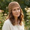Sequined Crochet Sequined Hat Hollow Knit Bohemian Style Beanies Hollowed Out Beanie Hat  Women