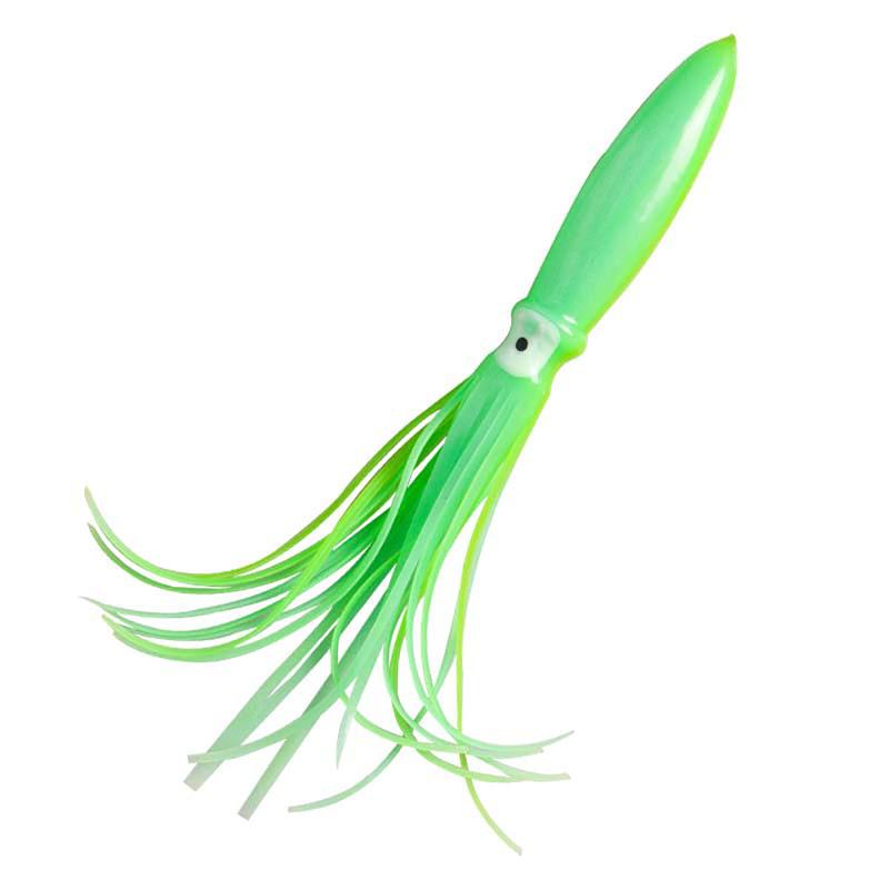 28см32г Светящаяся приманка для ловли осьминога Реалистичная юбка кальмара Рыболовная приманка Рыболовные снасти для морской воды