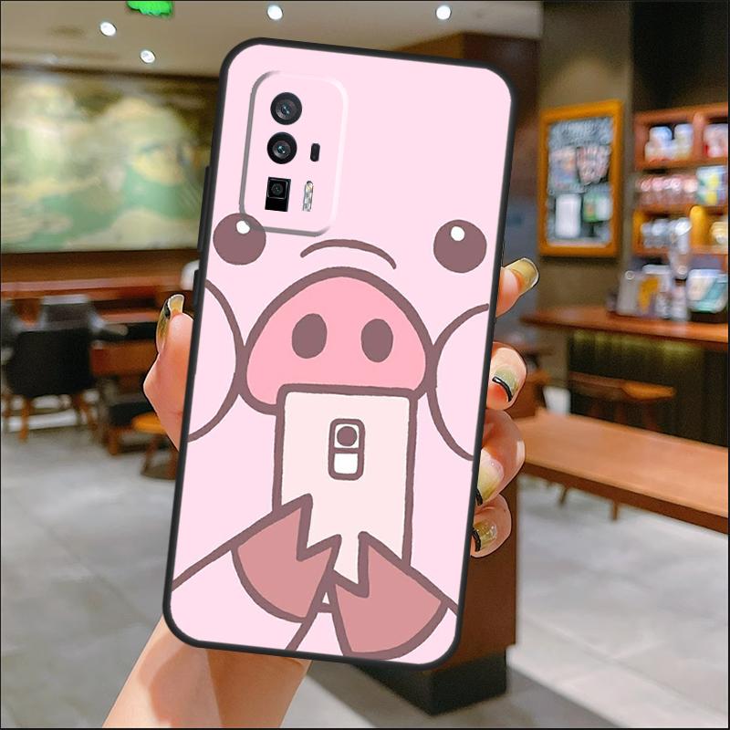 Очаровательный милый чехол с поросятами для Xiaomi 15 14 13 Ultra 11T 12T 13T 14T Pro POCO X7 Pro X3 X5 X6 M6 F5 F6 Pro