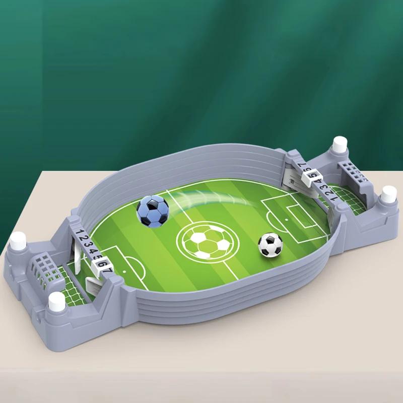 Настольный футбол настольная игра для семейной вечеринки на открытом воздухе в помещении портативные интерактивные игрушки настольный футбол игра с мячом игрушки подарок для детей
