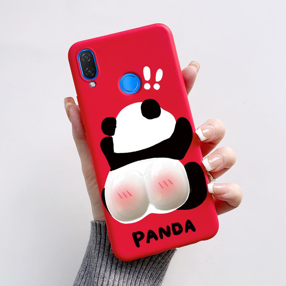 Чехол для Huawei Nova 3i INE-LX1 INE-LX2 Чехол с пандами Мягкий силиконовый чехол для телефона Для Huawei P Smart Plus 2018 Nova3i Fundas Бампер