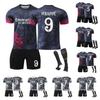 24/25 Real Madrid Dragon-pattern Suit Football Kits Jersey Set with Socks