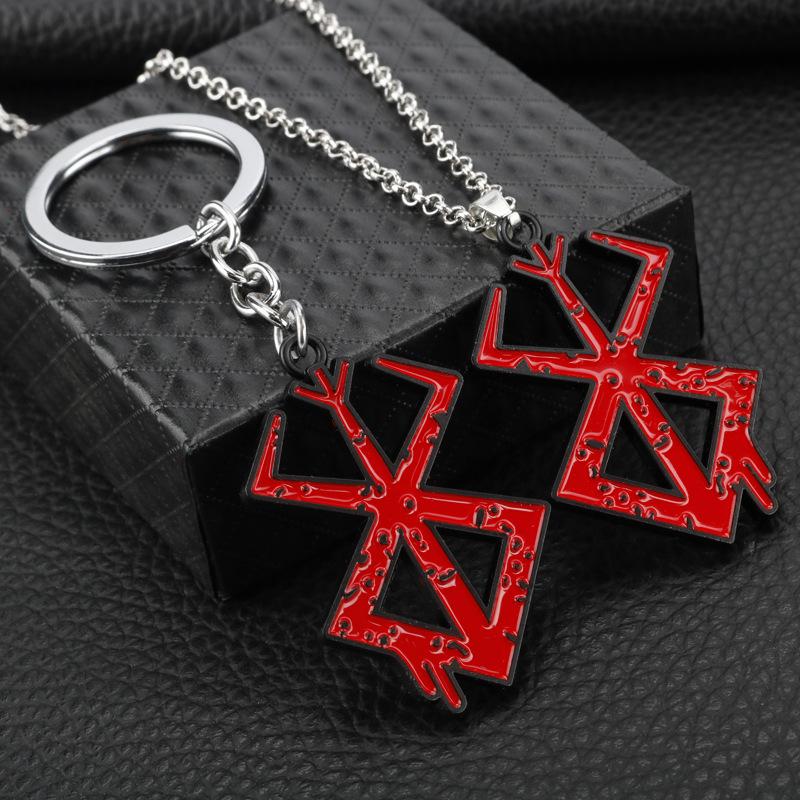 Аниме Берсерк Ожерелье «Яйцо короля» и Брелок-подвеска «Бехелит воина»