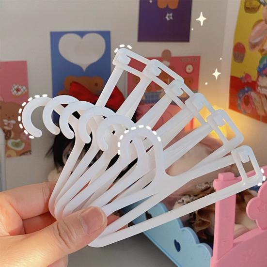 Mini Hanger Baby Clothes Rack for Dolls Compact Clothing Hanger Shelf Doll Clothing Tidy Belt Multi-Functional Storage Display Rack