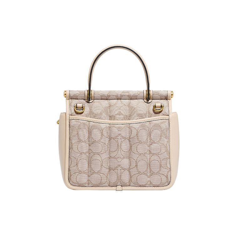 Coach Маленькая сумка с верхней ручкой из жаккарда сsignature C5280-B4SHG