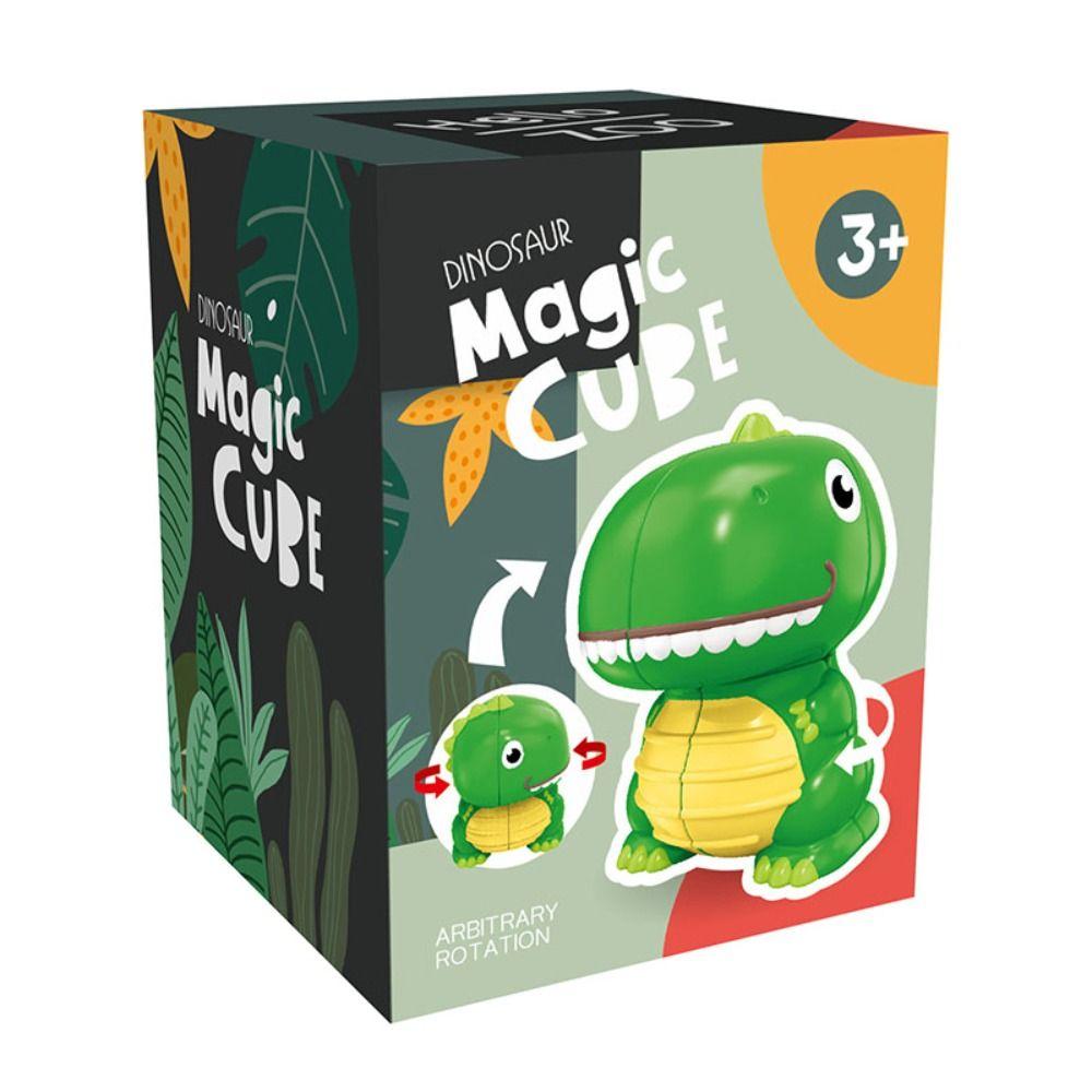 Toys For Kids Cartoon Dinosaur Irregular 2x2x2 Magic Cube Dinosaur Cube Brain Training Speed Cube